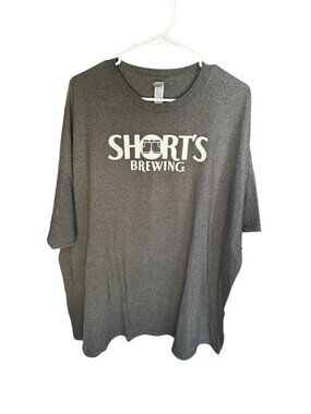Shorts Brewing Company Short Sleeve Shirt 3XL, Bellaire Michigan, Good Condition